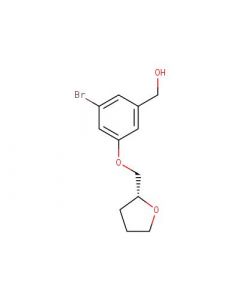 Astatech (R)-(3-BROMO-5-((TETRAHYDROFURAN-2-YL)METHOXY)PHENYL)METHANOL; 1G; Purity 95%; MDL-MFCD30531024